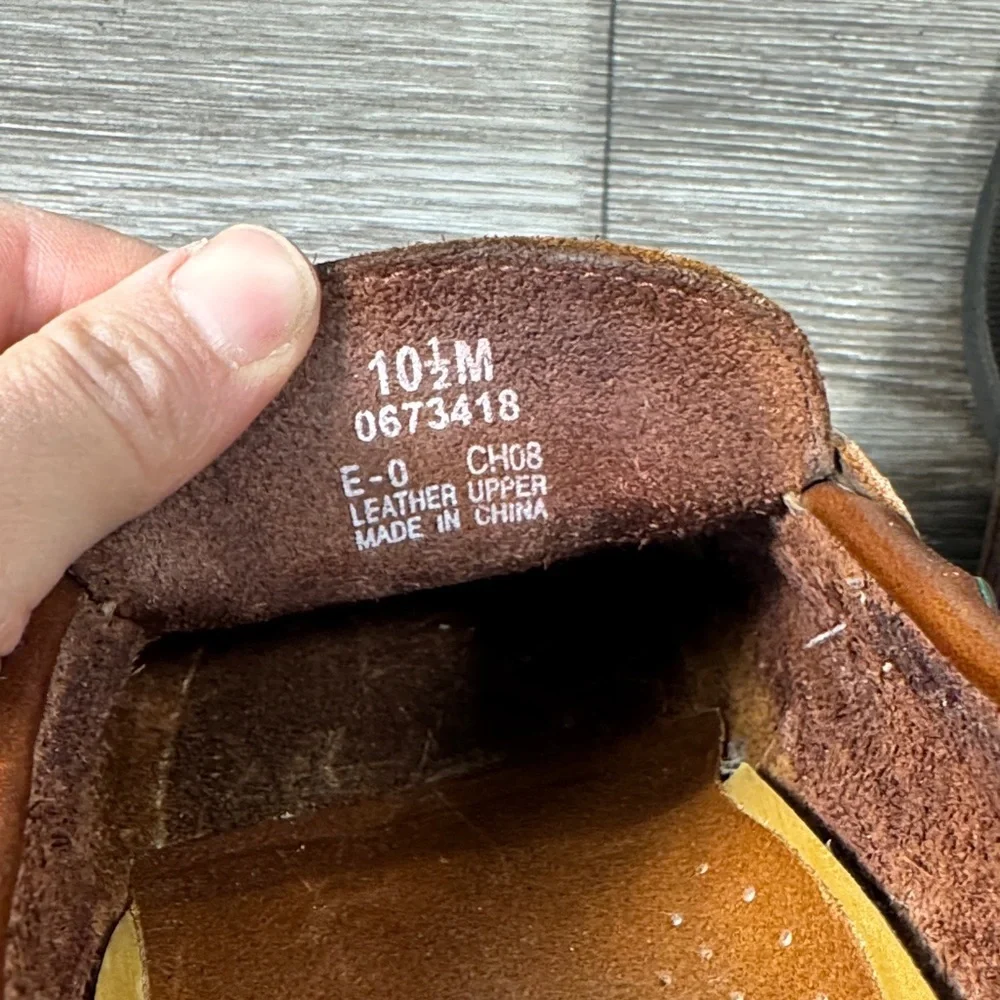 Sperry Men's Tassel Brown Leather Loafers size 10.5 (j194)